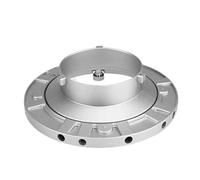 Adaptador de anillos de velocidad de metal Bowen Mount Softbox Speedring para cámara de luz cuadrada de ocho agujeros para fotografía estable