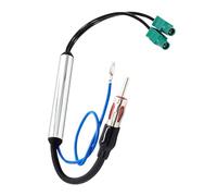 Adaptador de Antena Coche Dual Fakra Z a DIN con Alimentación Fantasma, con Amplificador, Cable Adaptador de Antena de Radio de Coche para Radio de Coche, Unidad Principal GPS,Vehículos Volkswagen