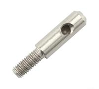 Adaptador de antena de acero inoxidable de 38 mm para motocicletas Touring FLHT FLTR Ultra modelos 1989 y posteriores con ajuste preciso (1 unidad)