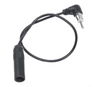 Adaptador de antena de radio de coche para antena FM AM, cable de extensión compatible con Fiat 500 595 para mito y giulietta negro, 35 cm (A)