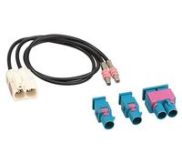 Adaptador de antena doble FAKRA (f)> 1x doble / 2x simple