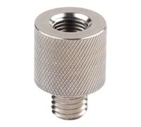 Adaptador de antena M10 a 3/8 para conector JPC compatible con radios Kenwood, convertidor de rosca CB y hardware de montaje de radio jamón para transceptores portátiles (12 piezas)