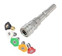 Adaptador de arandela de coche de alta presión con convertidor de cañón de espuma de boquilla para Nilfisk Kew Quick Conexión rápida de 1/4 pulgadas