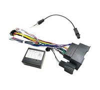 Adaptador de arnés de 44 pines CAN Bus Box Conector de enchufe de 16 pines Radio de coche for Cruze Spark Malibu Aveo S10 LT Zafira (color con adaptador de antena)(With Antenna Adapter)