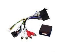 Adaptador de arnés de cableado automotriz de 16 pines con caja decodificador CANBus para FIAT Doblo 2008-2013, para FIAT 500L 2008-2011, instalación de radio estéreo y