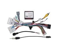 Adaptador de arnés de cableado de 16 pines para coche, decodificador de caja CANbus, cable de alimentación de radio Android compatible con Renault Captur, Clio, Dokker, Samsung QM3