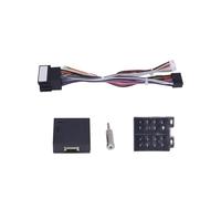 Adaptador de arnés de cableado de 16 pines para coche, decodificador de caja CANbus compatible con Peugeot 206, 207 y 307, cable de alimentación de radio Android.