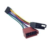 Adaptador de ArnéS de Cables de Coche para / Auto Stereo Radio ISO Adaptador de Conector EstáNdar Cable de Enchufe de 16 Pines Plug-