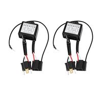 Adaptador de arnés de interruptor negativo polar, 2 piezas Convertidor negativo LED Adaptador de arnés de interruptor negativo polar Polaridad invertida para H4