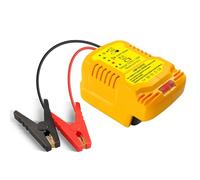 Adaptador de arranque de coche para DeWalt de 20 V con cables de puente de baterías, arrancador de batería de coche de calibre 11, cables de refuerzo automotriz resistentes para arrancar baterías
