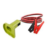 Adaptador de arranque para coche, compatible con batería Ryobi 18 V, 12 AWG, 1,8 m, arrancador portátil, cable de arranque para coche, alimentación para arrancar vehículos ligeros (Green for Ryobi)