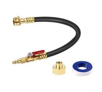 Adaptador de aspersor RV para invierno de 3/8 pulgadas con correa de fijación y manguera para una protección integral del sistema