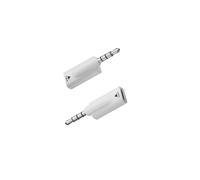 Adaptador de audio 3.5mm a USB-C hembra (Pack de 2) con DAC 16bit/48KHz, Blanco