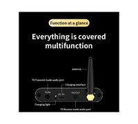 Adaptador de Audio 5.4, Receptor y Transmisor Auxiliar , Amplificador de MúSica InaláMbrico 2 en 1, Compatible con ReproduccióN USB