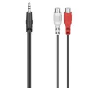 Adaptador de audio (Acoplador RCA, Clavija Jack 3,5 mm)