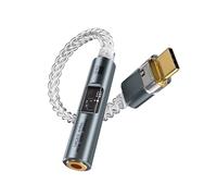 Adaptador de audio BA23 de USB-C a conector de audio de 3,5 mm con DAC integrado Grey