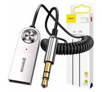 Adaptador de audio Bluetooth 5.0 Baseus USB - AUX, conexión de audio inalámbrica, negro, calidad, compatible con la mayoría de los dispositivos.