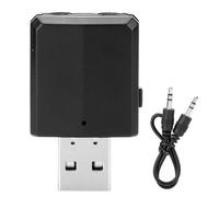 Adaptador de audio Bluetooth, transmisión de audio inalámbrica, receptor USB Bluetooth 5.0, transmisor AUX estéreo con puerto de 3,5 mm para