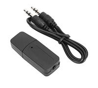 Adaptador de Audio Bluetooth2.1 A2DP V1.2 Adaptador de Receptor de Altavoz de Audio USB de 3,5 mm con alimentación USB Negro