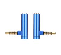 Adaptador de audio compacto y flexible de 90 grados, interfaz chapada en oro, transmisión de sonido sin pérdidas, adaptador de ángulo recto para