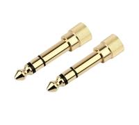 Adaptador de audio de 3,5 a 6,35 mm for altavoz, convertidor de conector macho de 6,35 mm a hembra de 3,5 mm.(10pcs)