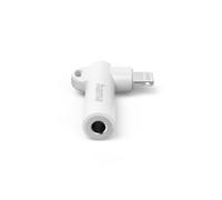 Adaptador de audio - HAMA - 90 Lightning a Jack de 3.5 mm - Hi-Fi de alta resolución - Certificado MFI - Blanco