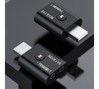 Adaptador de audio inalámbrico para TV, transmisor y receptor Bluetooth 2 en 1, dongle USB BT5.3 con función Plug and Play para entretenimiento