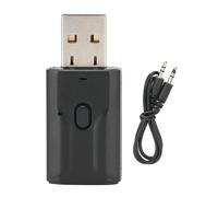 Adaptador de audio inalámbrico transmisor y receptor Bluetooth 2 en 1, adaptador AUX USB con conmutación de modo Bluetooth V5.0TX RX para TV, PC,