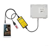 Adaptador de audio MP3 USB AUX para Toyota Corolla Camry, compatible con reproductor de CD de 3 5 mm, entrada AUX MP3 WMA decodificador soporta control de música en el volante