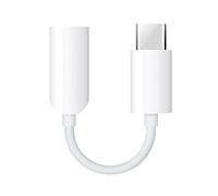 Adaptador de audio original Xiaomi USB Type-C a jack de 3,5 mm, adaptador de chip AUX a USB C para Xiaomi 12 12 Pro Mi11 Mi11 Ultra Mi11 Pro Mi10 Mi 10T Pro Mi9 Mi9 Mi9 Pro Mi8, color blanco