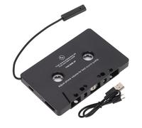 Adaptador de audio para cinta, batería recargable, diseño con llamadas manos libres, conectar y usar, sonido envolvente estéreo, compatibilidad