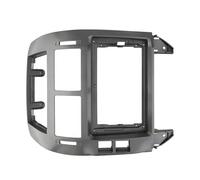 Adaptador De Audio para Marco De DVD De Coche, Panel De Salpicadero De 9 Pulgadas Y 2 DIN para VW para Polo 2004-2011 Marco Radio de Coche(Silver-Frame)