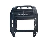 Adaptador De Audio para Radio De Coche De 2 DIN Y DVD De 9 Pulgadas para VW para Polo 2004-2011 Kit Montaje Autoradio(Black-Frame-1)