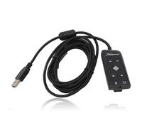 Adaptador de audio USB a conector de 3,5 mm, tarjeta de sonido USB a conector de 3,5 mm, adaptador USB para HyperX Cloud II, para PS5, para Series X S, para One