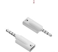 Adaptador de audio USB-C a 3,5 mm con convertidor de audio digital integrado, calidad de sonido Hi-Fi de 16 bits/48 KHz, compatible con smartphone, tablet y PC, color blanco (blanco noble)
