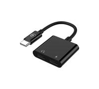 Adaptador de audio USB-C a USB-C y cargador USB-C compacto de 60W 12cm