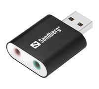 Adaptador de Audio USB Sandberg USB to Sound Link 2.0 canales