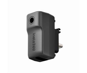 Adaptador de audio y carga para cámara Insta360X3: expansor de micrófono 2 en 1, puerto de 3,5 mm y carga tipo C, compatible con montaje oculto.