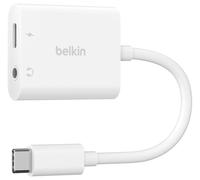 Adaptador De Audio Y Carga USB-C 3.5mm RockStar, Blanco - NPA004BTWH