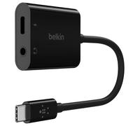Adaptador De Audio Y Carga USB-C 3.5mm RockStar, Negro - NPA004BTBK