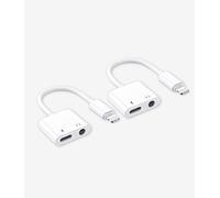 Adaptador de Auriculares con certificación MFi para Apple Cargador Auxiliar Divisor Doble para iPhone 12 Pro MAX para iPad Conector de Audio Conector Lightning 3,5 mm convertidor de Carga Accesorios