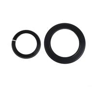 Adaptador de auriculares de bicicleta, anillo de base reductor de tubo de dirección cónico, aleación de aluminio, para conversión de tubo de dirección de horquilla (B)