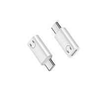 Adaptador de auriculares Lightning hembra a tipo C macho