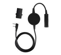 Adaptador de auriculares PTT con conector universal de 2 pines, compatible con radios DMR BaoFeng y NEXEDGE NXDN. Conector de 3,5 mm. Función PTT en