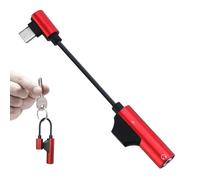 Adaptador de auriculares y cargador: conector multipuerto de 14 cm, cable para auriculares, relé de sonido mixto, puente de comunicación adaptable, que proporciona una interacción perfecta con el