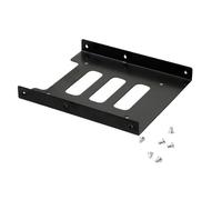 Adaptador de bahía de unidad de 2.5 a 3.5 pulgadas, soporte de montaje SSD de 2.5 a 3.5 pulgadas, soporte de montaje de disco duro interno de disco duro