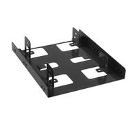 Adaptador de bahía Sharkoon 3.5'' BayExtension Black montaje metálico SSD/HDD 2.5'' Negro