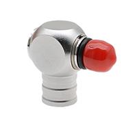 Adaptador de baja presión para snorkel - Conector giratorio de 3x2,8 cm, accesorio de latón cromado, junta reguladora de buceo giratoria de 360 grados con rosca segura | Adaptador de manguera LP par