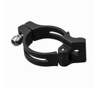 Adaptador de banda de abrazadera para desviador delantero de bicicleta, soporte de tubo de asiento de aleación de aluminio para marcos de 31,8 mm o 34,9 mm para carretera y montaña (31,8 mm)