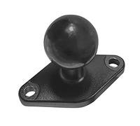 Adaptador de base de bola de 1 pie con revestimiento de goma en la bola, adecuado para tabletas, dispositivos de teléfono, soporte de base